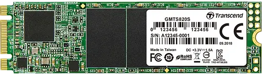 SSD M.2 накопичувач Transcend MTS820S 960GB (TS960GMTS820S)