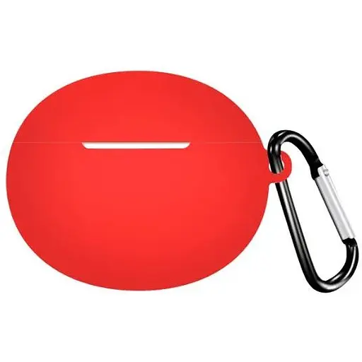 Чехол-накладка DK Silicone Candy Friendly с карабином для Xiaomi Redmi Buds 4 Active (BHR8000GL) (red)