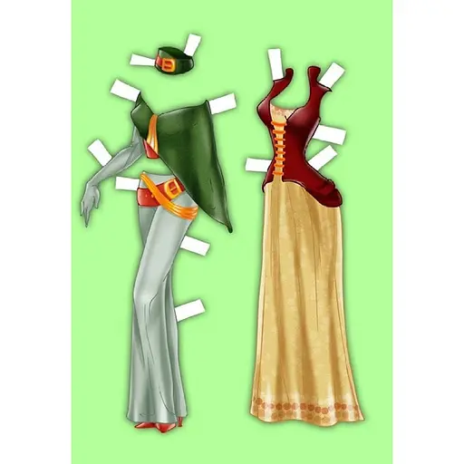 Детские книжки с наклейками Одень Куклу «Супермодель Б» 404119 - фото 2