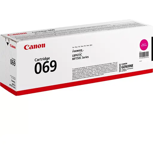 Canon Картридж 069 MF752Cdw/MF754Cdw/LBP673Cdw Magenta (1900 стр.)