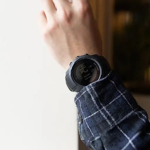 Часы мужские наручные North Edge Vertico с компасом (Черные) - фото 9