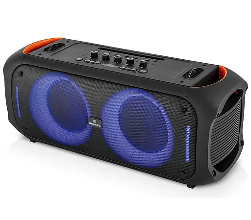 Портативная колонка Real-El X795 Boombox 70W Bluetooth, Echo Karaoke, TWS, RGB, Black - фото 4