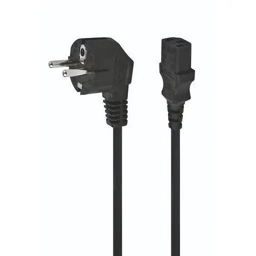 Кабель живлення від мережі PC-186, чорний, 3 м, Maxxter, CEE 7/7 - IEC C13, 3x1.5 мм² (CL-22-10) - фото 1