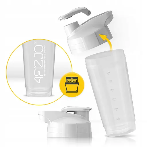 Шейкер спортивный 4FIZJO Ultra 700 мл White (P-5905973407083) - фото 4