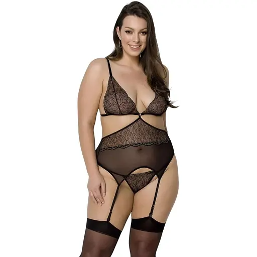 Корсет с пажами Passion Passion Amberly CorSet 4XL/5XL