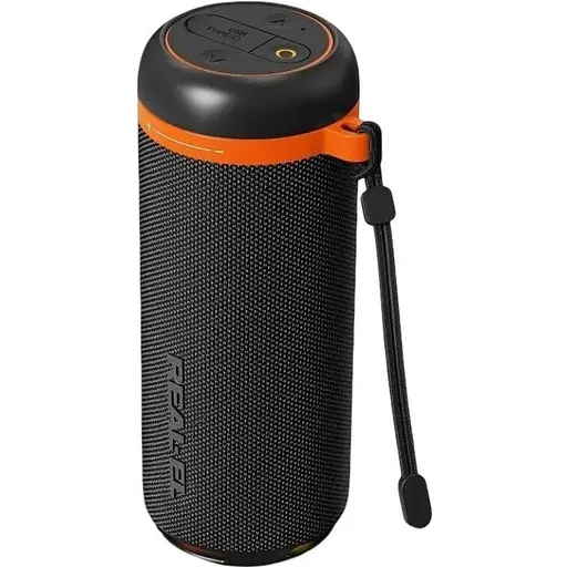 Колонка портативная 2.0 Real-El X-7011 Black, 2 x 5 Вт, пластиковый корпус, Bluetooth, USB - А/USB - C, RGB подсветка, питание от аккумулятора, встроенный микрофон, 86 дБ, 1800мА*ч, время работы 10 час (EL121600 - фото 1