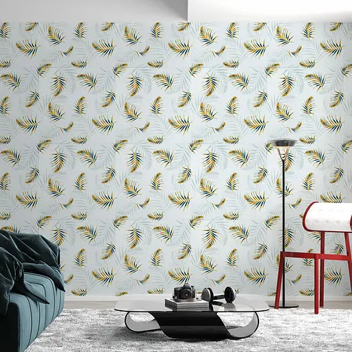 Панель стеновая 3D 680х670х4мм Папоротник на белом фоне (D) SW-00001981 - фото 4