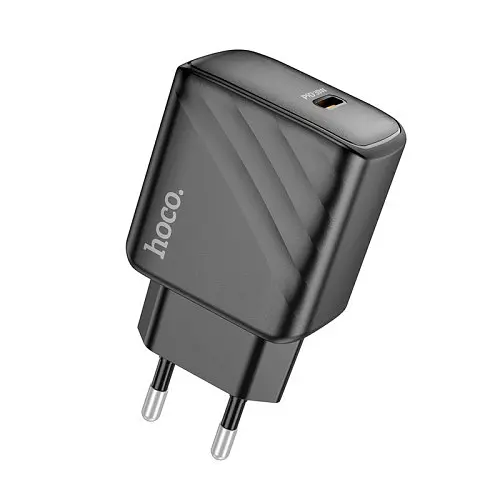 Мережевий зарядний пристрій Hoco CS22A Value single port PD30W charger чорний - фото 3