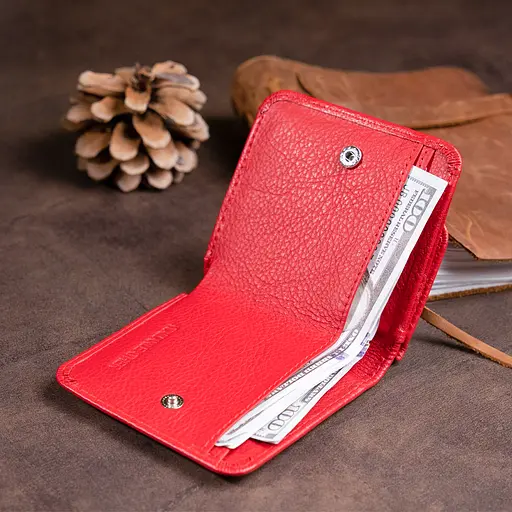 Кожаный женский кошелек ST Leather 9.5х9х1 см acs0015232 - фото 9