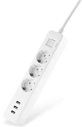 Мережевий подовжувач фільтр Xiaomi Mi Power Strip 3 розетки 3 USB - фото 2