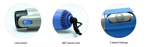 Універсальна щітка для укладання волосся Gemei GM 4833 10в1 - фото 3