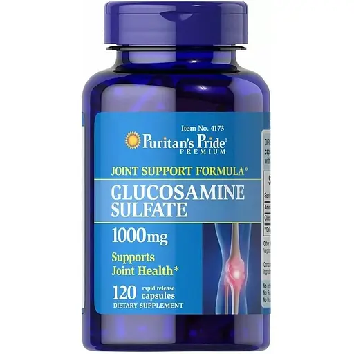 Хондропротектор Puritan's Pride Glucosamine Sulfate 1000 mg, 120 капсул