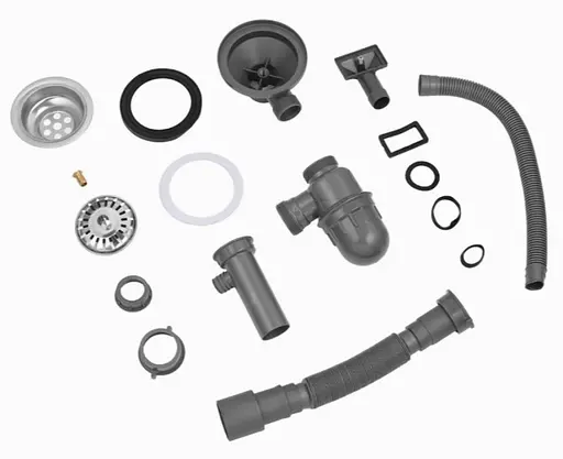 Кухонная мойка Kroner KRP Satin - 7750 (0,8 мм) (CV022788) - фото 8