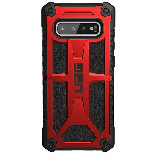 Оригінальний протиударний чохол UAG Monarch для Samsung Galaxy S10 Plus (6.4") Crimson 211351119494