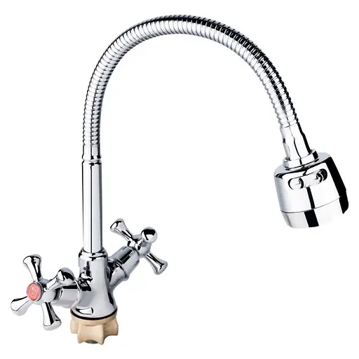 Змішувач для кухні з рефлекторним зливом Lidz (CRM) 75 21 271F-4 - фото 1