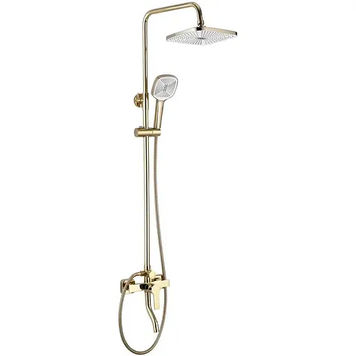 Душова система Rea Argus gold з виливом REA-P7840, Золотий - фото 1