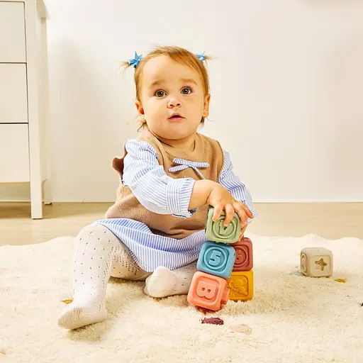 Набір м'яких розвиваючих кубиків Miniland 6 шт. (97316) - фото 2