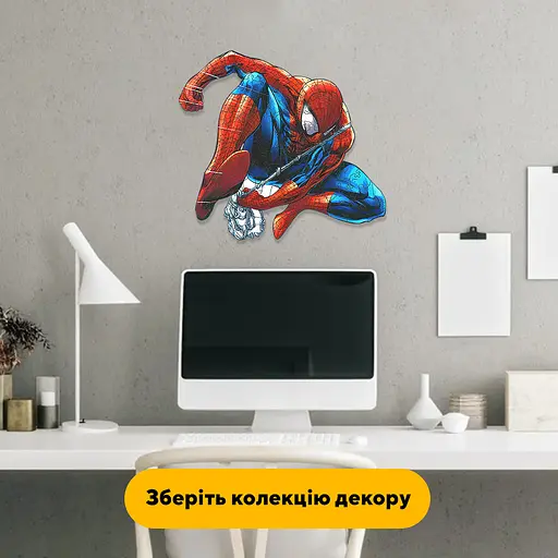 Пазл деревяний Спайді, А3, Деревяна коробка 200 елементів - фото 6