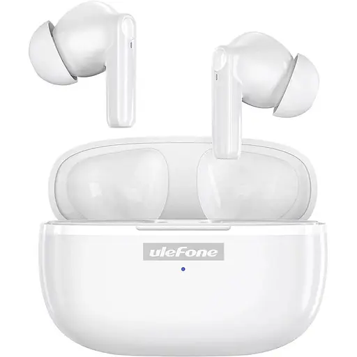 Бездротові навушники Ulefone Buds, TWS, IPX4, BT5.1, 5h, white UA UCRF