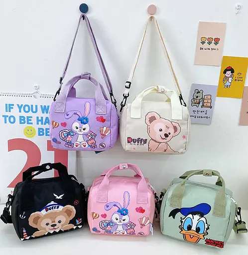 Сумочка текстильна Мультяшки, 1 відділення, знімний регульований ремінець, C67987 (В асортименті) - фото 7