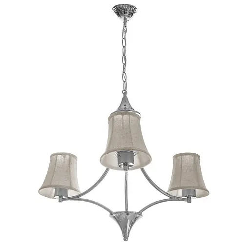 Люстра підвісна Brille прованс з абажуром E27 60W CH (BKL-649S/3)