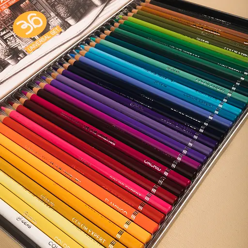 Набор цветных карандашей 99IDEAS "Color Expert" 36 цветов, Universal Set, металлическая коробка, 99CE-36UNI - фото 5