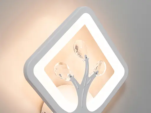 Декоративний світлодіодний прикроватний світильник Diasha 15 Вт білий - фото 4