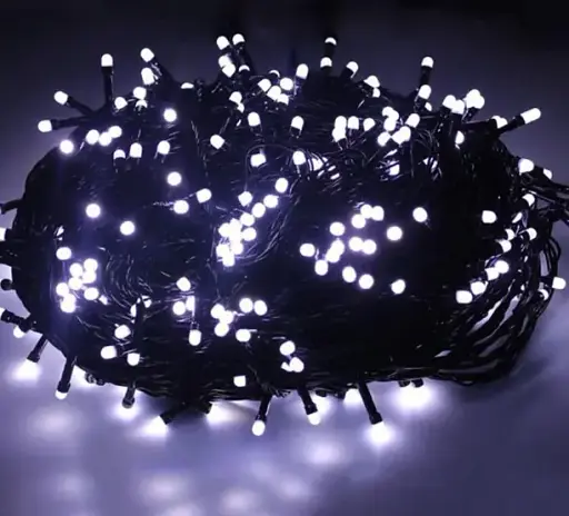 Світлодіодна Гірлянда нитка 401 led RGB різнокольорова (чорний провід) - фото 6