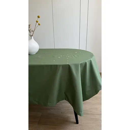 Скатертина  Ecotton Duck водовідштовхувальна 170х150 см Green (25343)