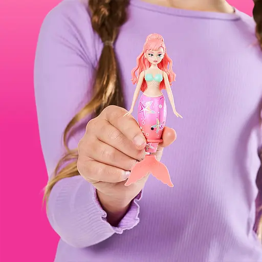 Інтерактивна іграшка Pets Alive S1 - Чарівна русалонька Рожева зірка (9567A) - фото 3