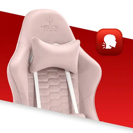 Компьютерное кресло Hell's HC-1000 Pink (тканина) - фото 6