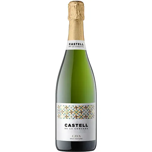 Игристое вино Castell De La Comanda Cava Brut Nature белое сухое 11.5% 0.75 л (80782)