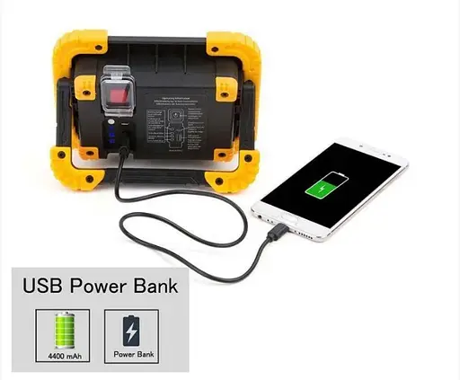 Переносной фонарь прожектор Trlife PL 141 20 Вт с Power bank - фото 8