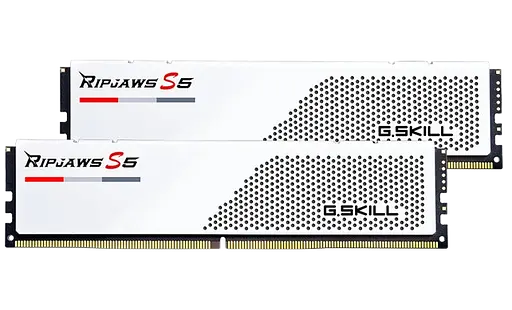 Оперативна пам'ять G.Skill 32GB (2x16GB) DDR5 6000MHz Ripjaws S5 White (F5-6000J3040F16GX2-RS5W)