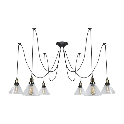 Люстра-паук LS 2133-6C - фото 1