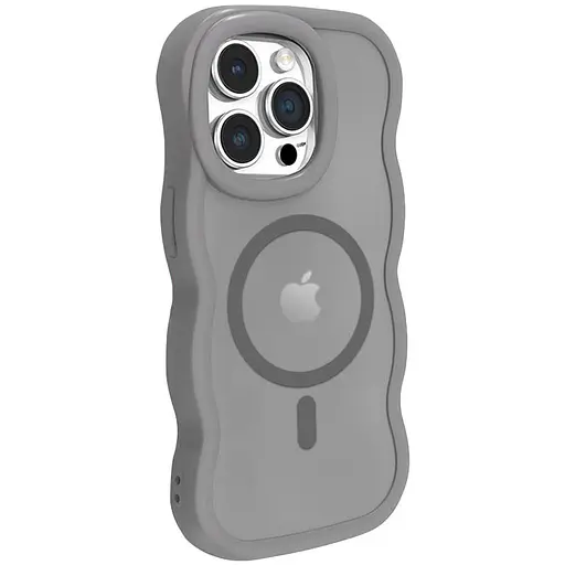 Чохол Epik TPU+PC Undine with MagSafe для Apple iPhone 15 Pro 6.1 Grey - фото 2