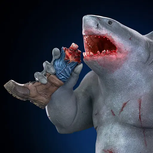 Статуэтка DC Comics King Shark Statue Art Scale 1/10 - фото 9