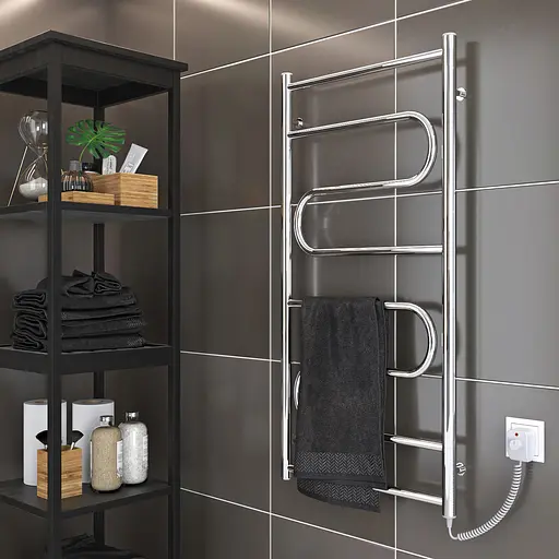 Электрический полотенцесушитель Kosser Зигзаг 800x500 ER рег. ДЗ02ЕR, Хром, Правое - фото 3