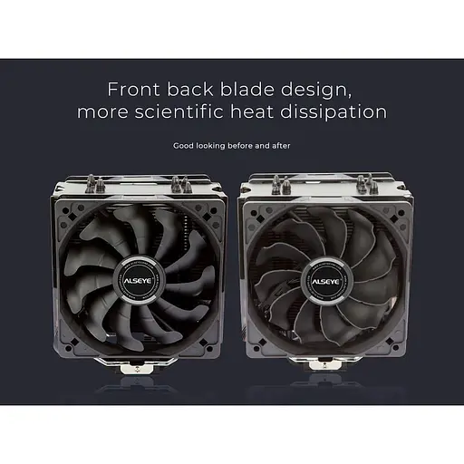 Кулер для процессора alseye S120D-B (AS.01.07.0019) - фото 7
