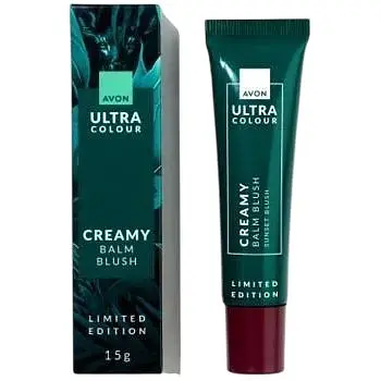 Кремові рум'яна-бальзам Avon Ультра Sunset Blush/Рожевий захід 15г (49469268) - фото 1