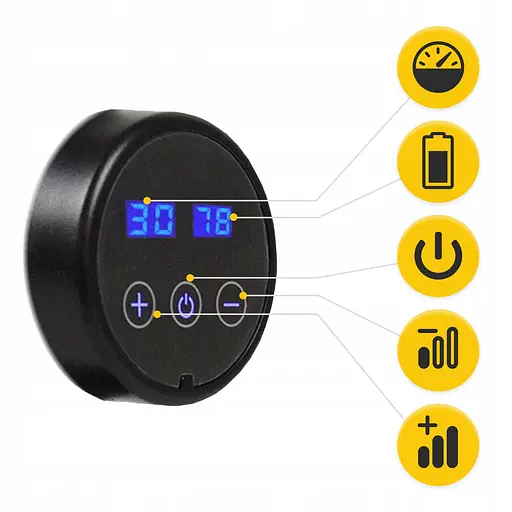 Ручной перкуссионный массажер 4FIZJO Massage Gun Ultra Cool Edition 100 Вт (массажный пистолет) MG05 (P-5905973401470) - фото 4