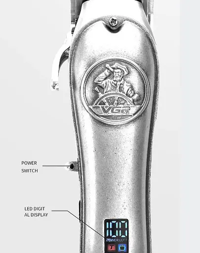 Професійна акумуляторна бездротова машинка VGR V-658 для стрижки волосся - фото 5