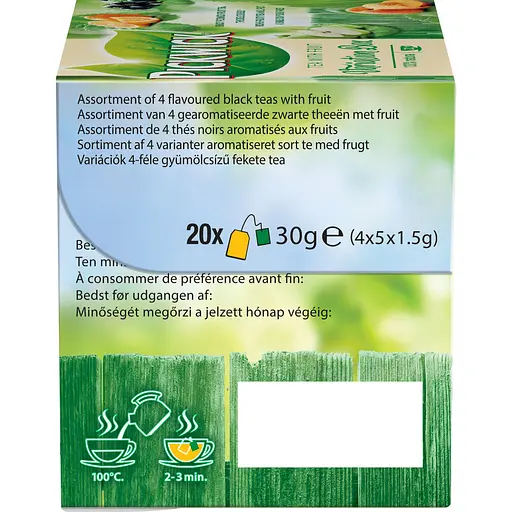 Чай чорний Pickwick Асорті зі шматочками фруктів 30 г (20 шт. х 1.5 г) - фото 4