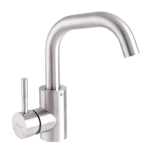 Смеситель для умывальника Mixxus SUS-001-G SS2955 Нержавеющая сталь - фото 1