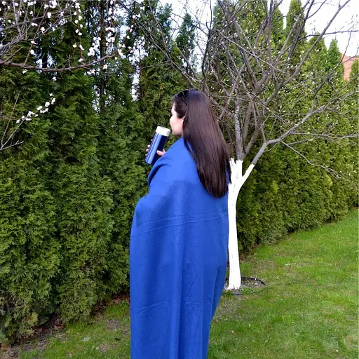 Плед Bergamo Warm флісовий з чохлом 180х150 см темно-синій (202311pl-44) - фото 5