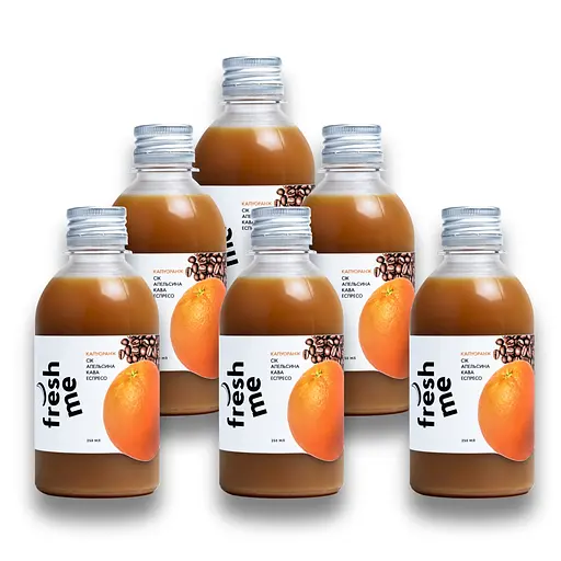 Капуоранж FreshMe Сок апельсина+Кофе эспрессо 250 мл х 6 шт - фото 2