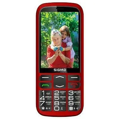 Мобильный телефон Sigma Comfort 50 CF211 DS TYPE-C Red (RU UCRF)