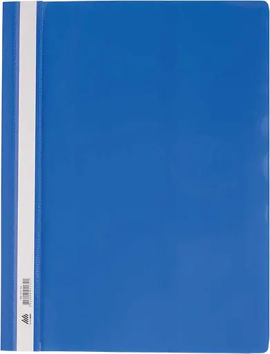 Швидкозшивач пластиковий, А4, PP, синій, 6 шт.