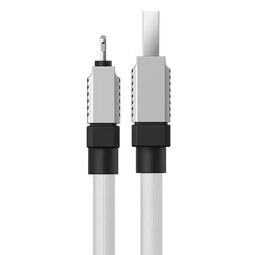 USB кабель Baseus CoolPlay Series Fast Charging Cable USB to iP 2.4A 2 м білий CAKW000502