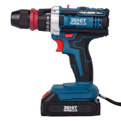 Шурупокрут-дриль акумуляторний Zenit Профі ЗПША-21/20 DFR 21В 2х2 А/год 25 Нм 350 1500 об/хв 1.2 кг - фото 5